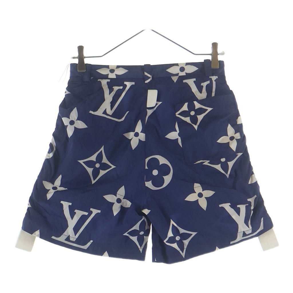 LOUIS VUITTON(ルイヴィトン) 20SS モノグラムナイロン パンツ ブルー×ホワイト FJPA06UUE レディース