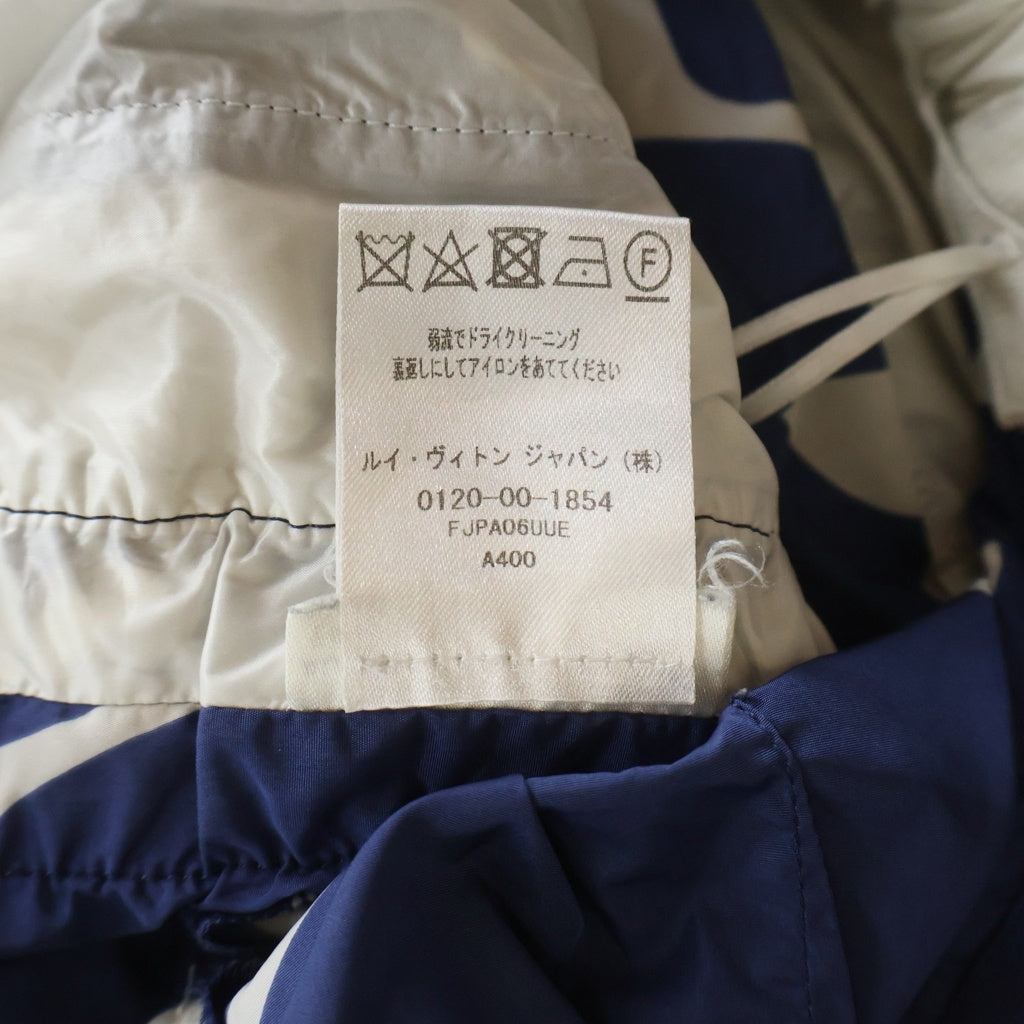 LOUIS VUITTON(ルイヴィトン) 20SS モノグラムナイロン パンツ ブルー×ホワイト FJPA06UUE レディース