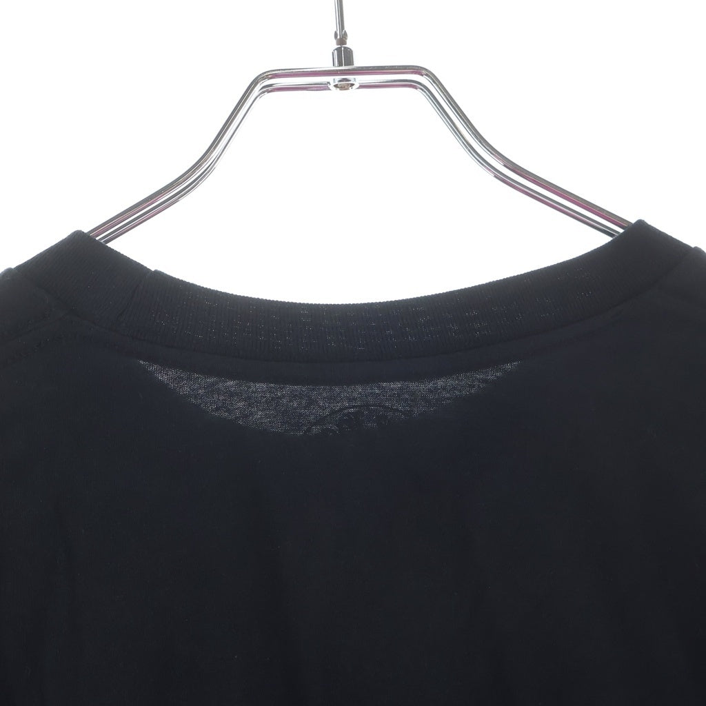 CHROME HEARTS(クロムハーツ) ネックロゴ ロングスリーブカットソー 長袖Tシャツ ブラック
