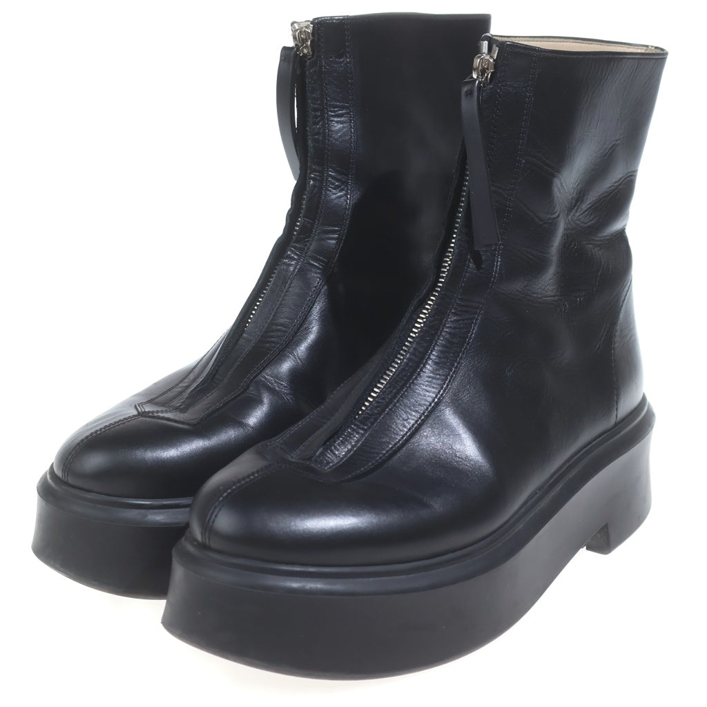THE ROW(ザロウ) ZIPPED BOOTS センタージップブーツ 41 ブラック