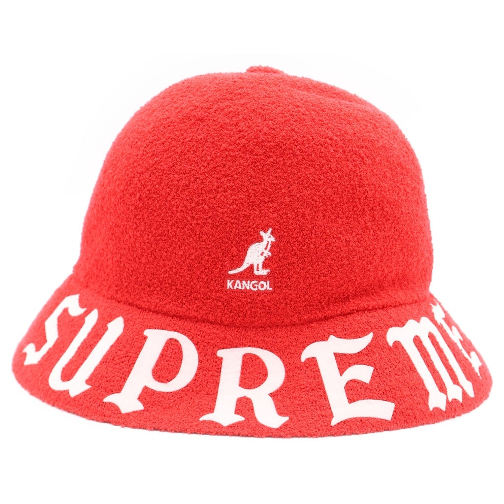 SUPREME(シュプリーム) 20SS ×KANGOL BERMUDA CASUAL HAT カンゴール バルミューダ カジュアル ハット H50SS20 帽子 レッド