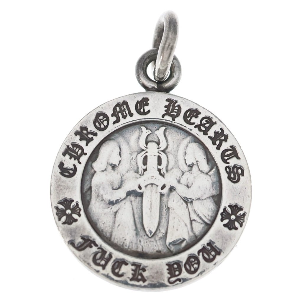 CHROME HEARTS(クロムハーツ) CHRM ANGL MDL V1 エンジェルメダルチャーム ペンダントトップ シルバーBCA229