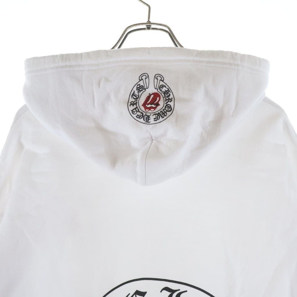 CHROME HEARTS(クロムハーツ) ×THE ROLLING STONES SWTSHRT PLVR ローリングストーンズ リップタン プルオーバースウェットパーカー フーディー ホワイト