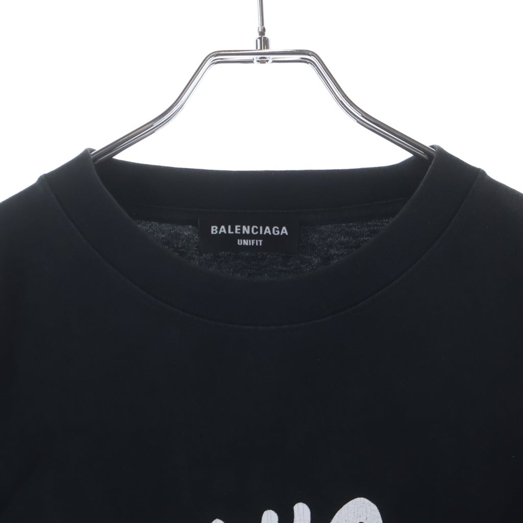 BALENCIAGA(バレンシアガ) THE SIMPSONS シンプソンズ プリント半袖Tシャツカットソー ブラック 676589 TLVG7