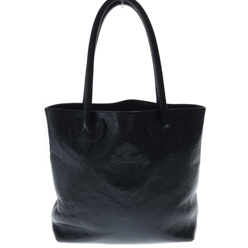 CHROME HEARTS(クロムハーツ) FS TOTE FSトート クロスパッチ付きレザートートバッグ
