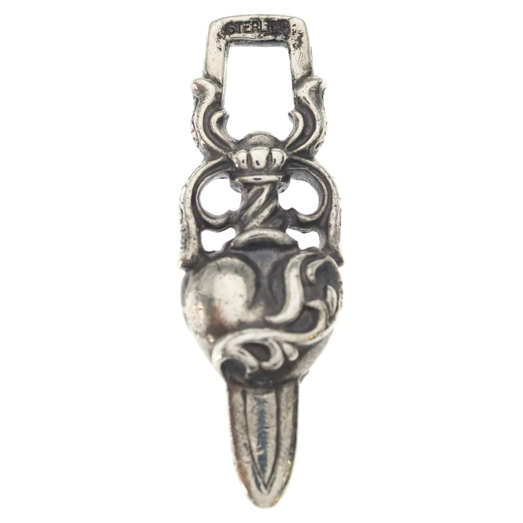 CHROME HEARTS(クロムハーツ) DAGGER HEART ダガーハート ペンダントトップ シルバー BCA243