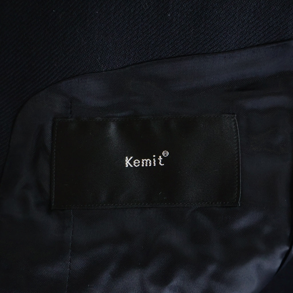 kemit(ケミット) 2Bダブルブレストテーラードジャケット ネイビー