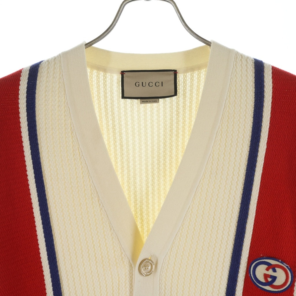 GUCCI(グッチ) シェリーラインニットカーディガン 739962 XKC9L アイボリー