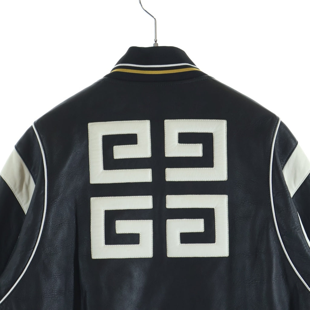 GIVENCHY(ジバンシィ) 4G MONOGRAM LAMBSKIN LEATHER VARSITY JACKET