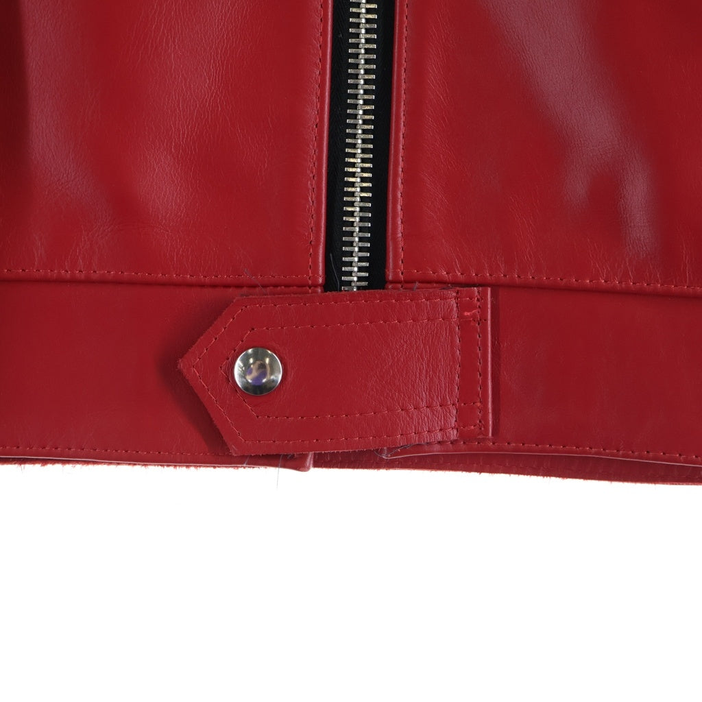Lewis Leathers(ルイスレザー) AVIAKIT ドミネーター タイトフィット ホースハイド レザージャケット レッド