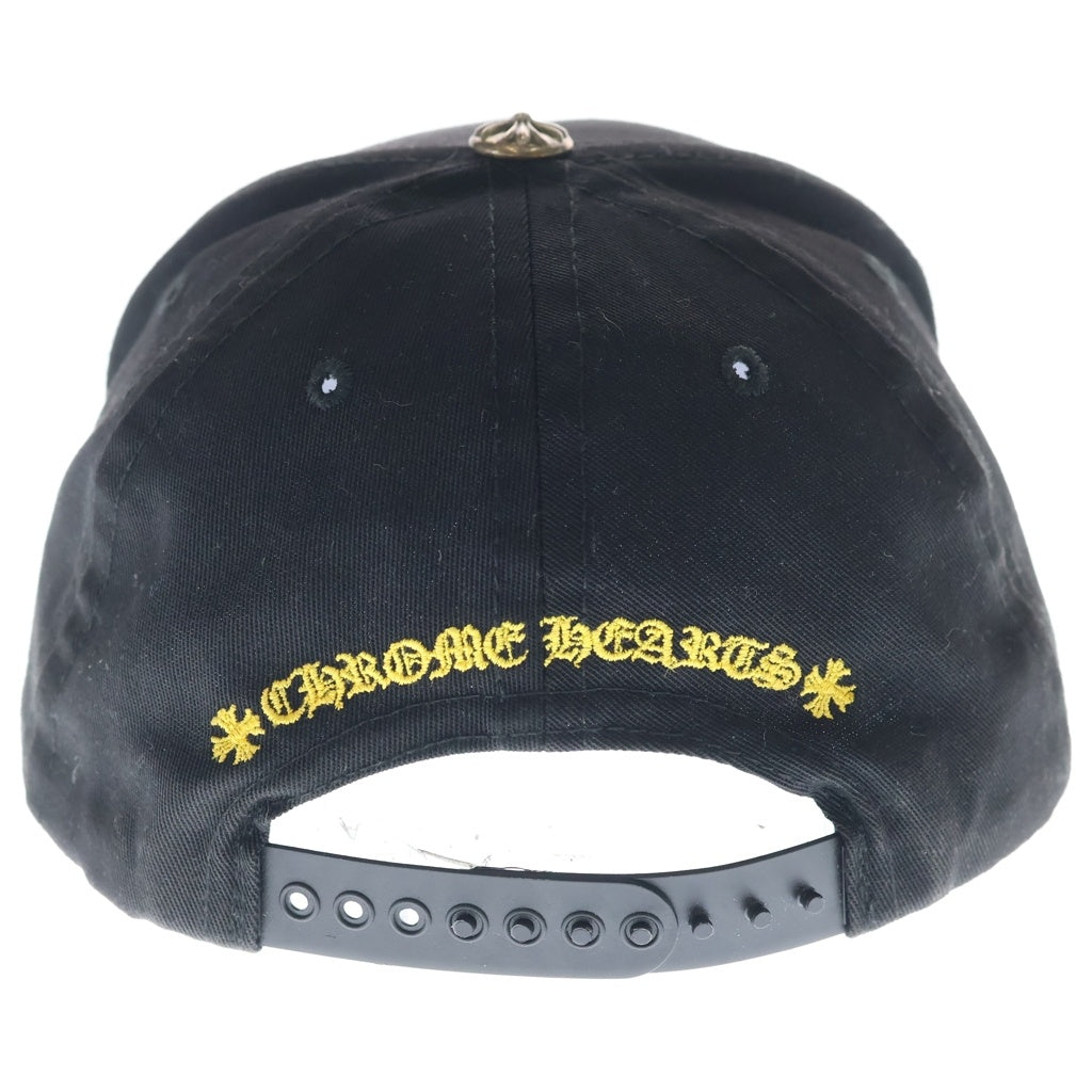 CHROME HEARTS(クロムハーツ) CH HAT CH刺繍ベースボールキャップ ブラック/イエロー