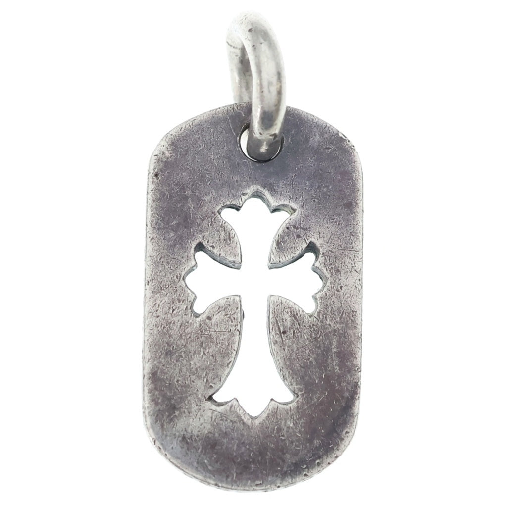 CHROME HEARTS(クロムハーツ) D TAG SML CO CRS カットアウトクロスドッグタグ スモール ペンダントトップ シルバー BCA242