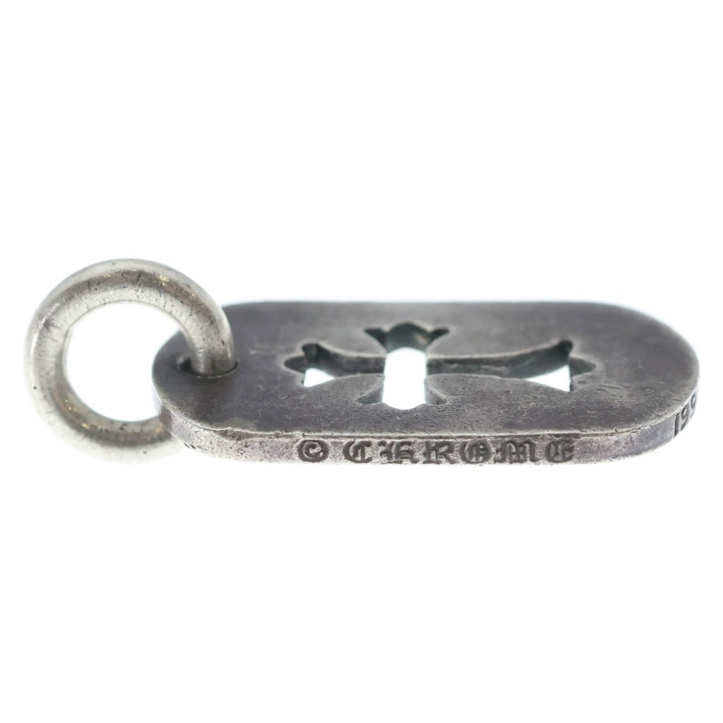 CHROME HEARTS(クロムハーツ) D TAG SML CO CRS カットアウトクロスドッグタグ スモール ペンダントトップ シルバー BCA242