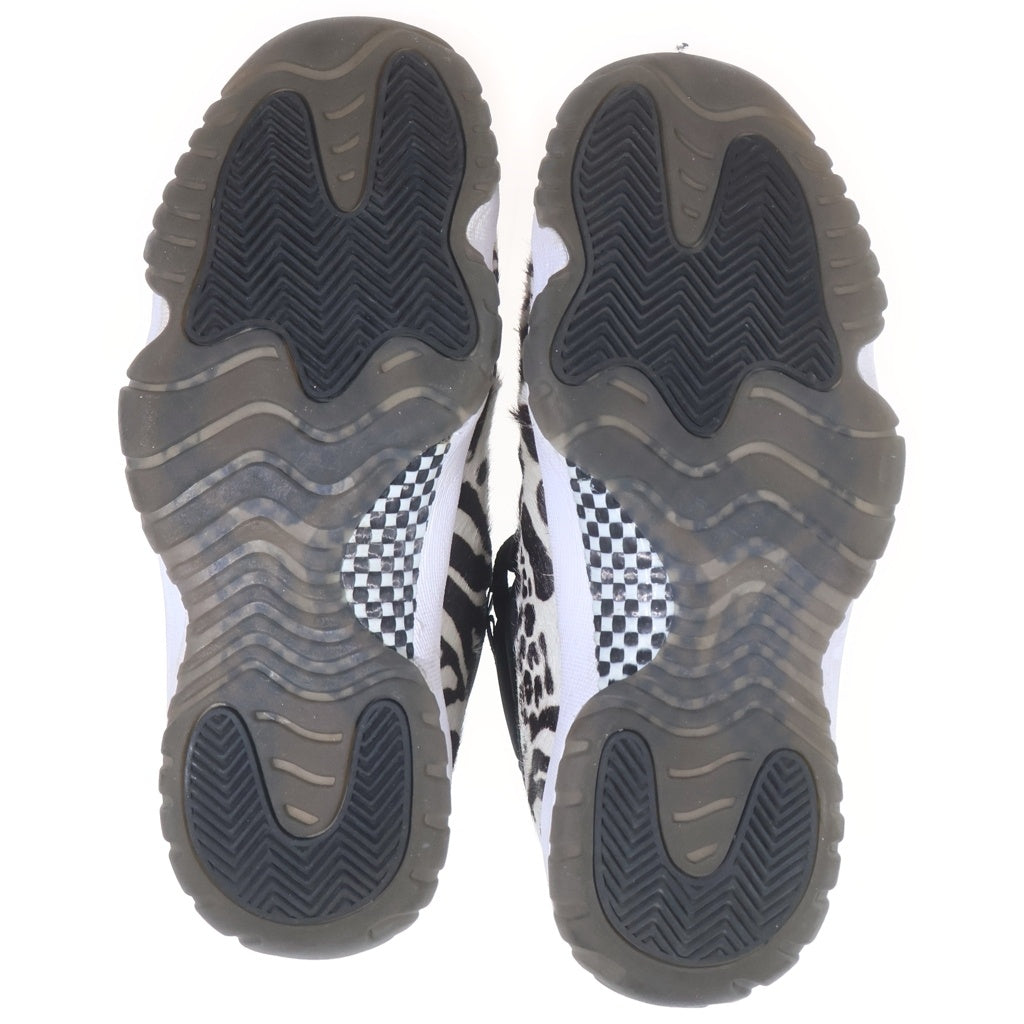 NIKE(ナイキ) WMNS AIR JORDAN 11 ANIMAL INSTINCT エアジョーダン 11 アニマル インスティンクト ハイカットスニーカー US9/26.0cm AR0715-010 ホワイト/ブラウン
