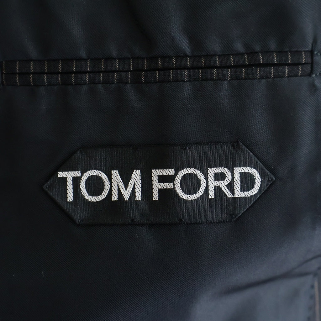 TOM FORD(トムフォード) ストライプ 2Bセットアップスーツ ブラック 21BL4B