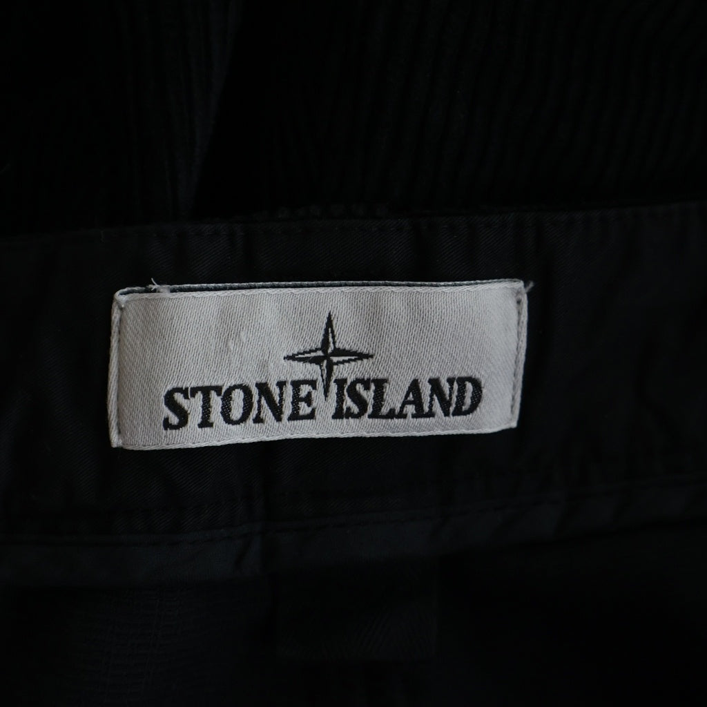 STONE ISLAND(ストーンアイランド) サイドポケットコーデュロイパンツ K2S153100039 ブラック