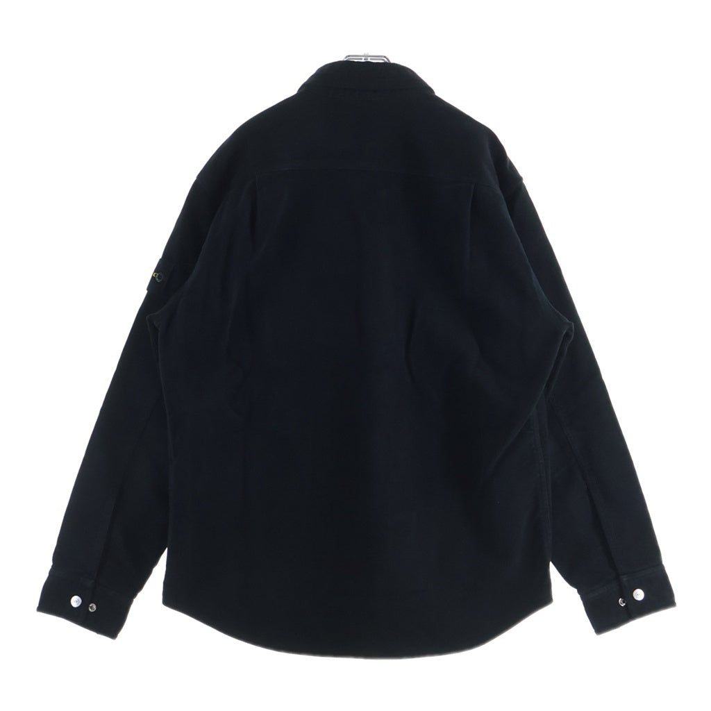 STONE ISLAND(ストーンアイランド) ベロアオーバーシャツ 長袖シャツ K2S151200019 ブラック