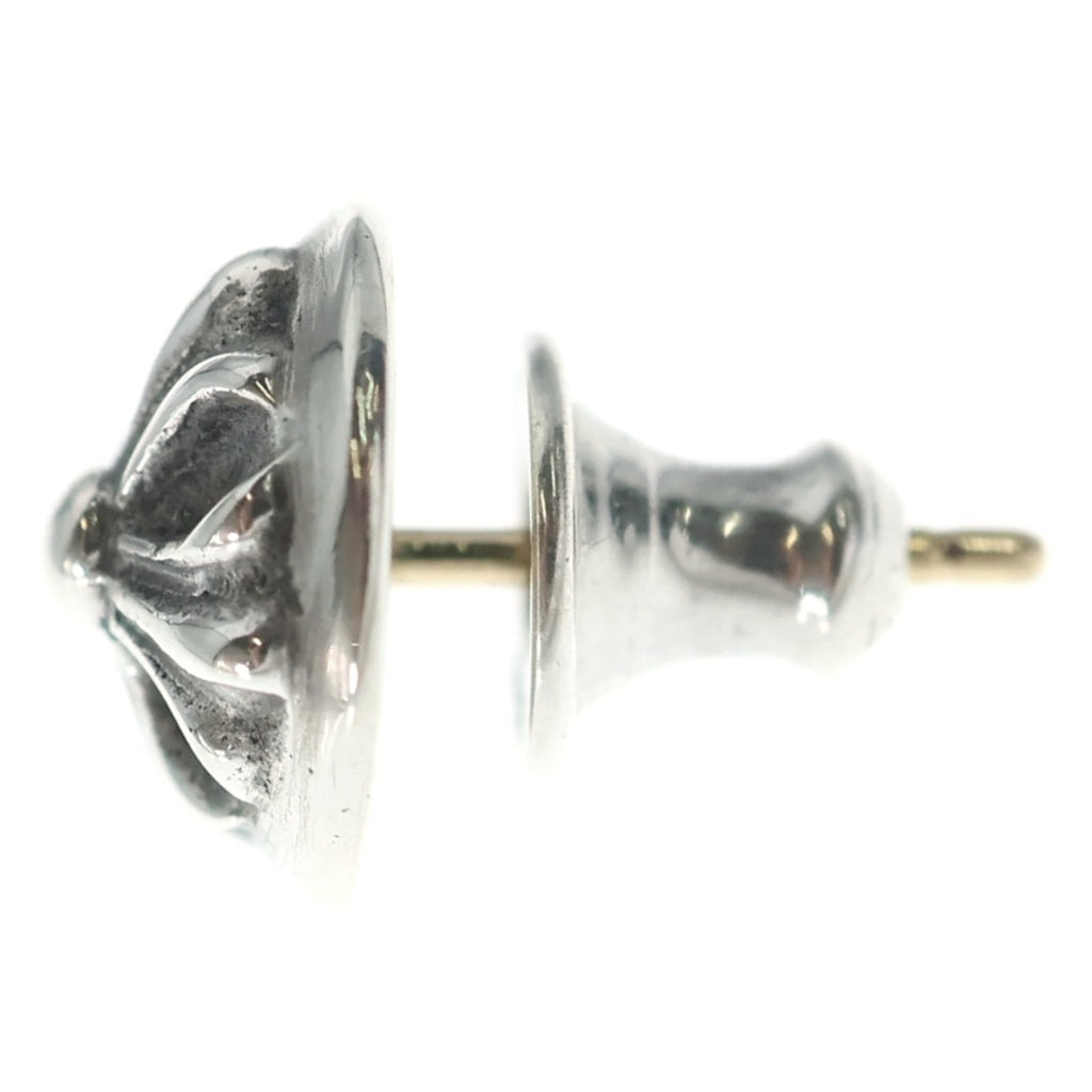 CHROME HEARTS(クロムハーツ) STUD CRSBLL クロスボールスタッドピアス シルバー BCA110