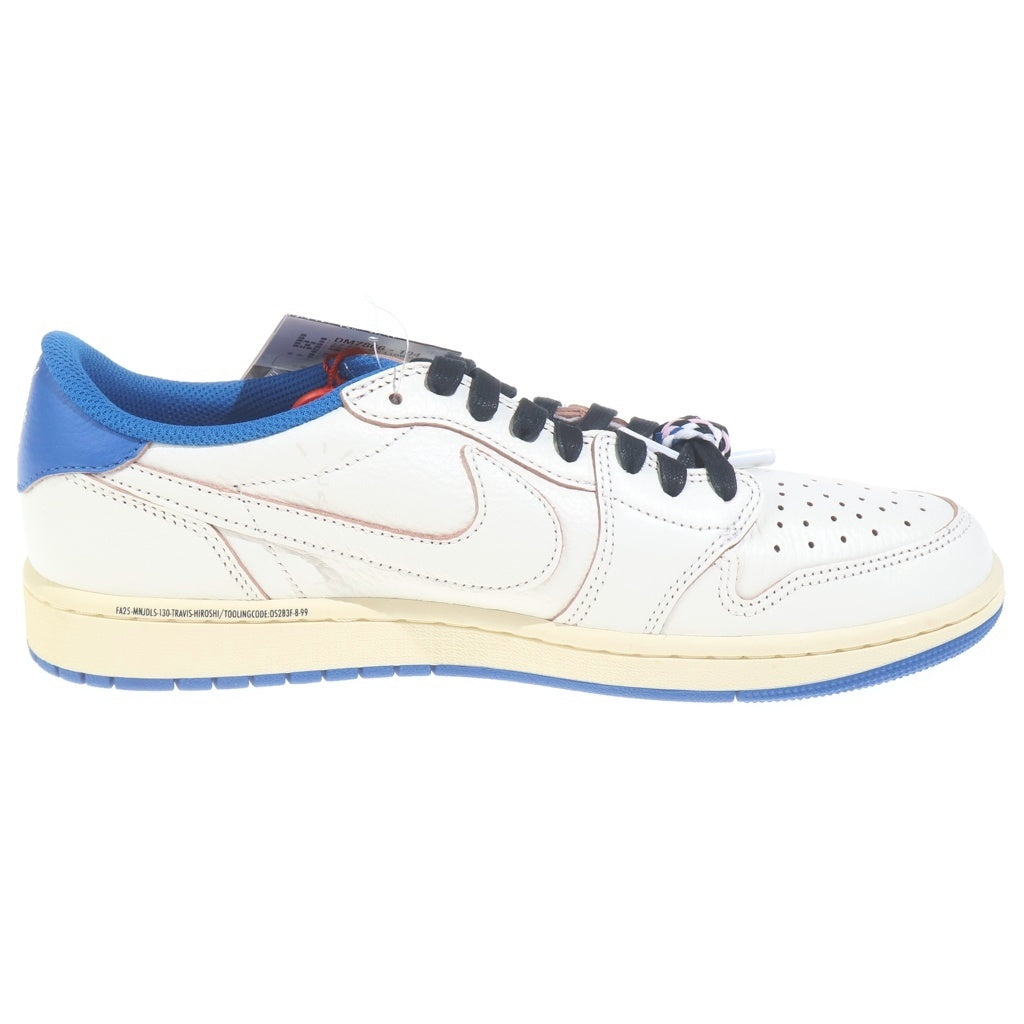 NIKE(ナイキ) AIR JORDAN 1 LOW OG Travis Scott ×トラヴィススコット フラグメント エアジョーダン ローカットスニーカー US10/28.0cm DM7866-104 ホワイト/ブルー