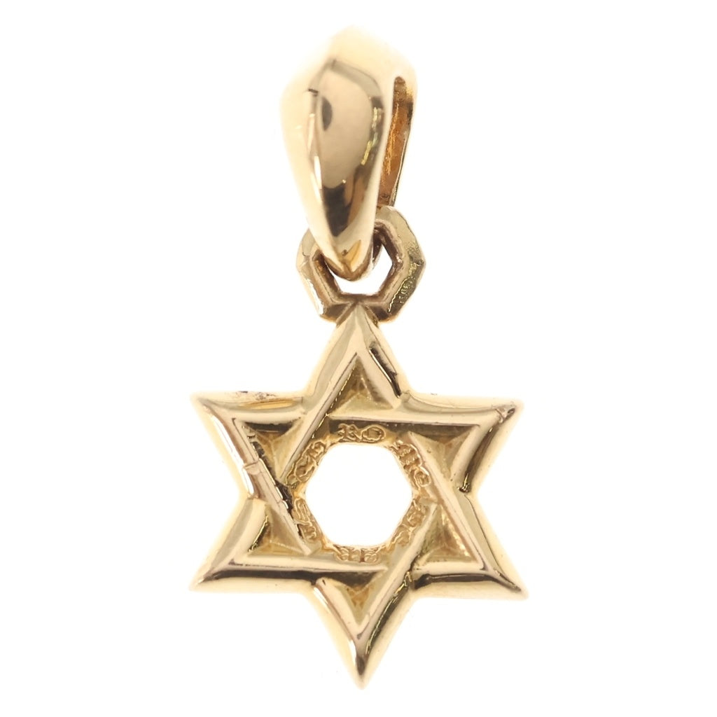 CHROME HEARTS(クロムハーツ) 22K STAR OF DAVID CHARM スターオブダビデチャーム ゴールドネックレストップ