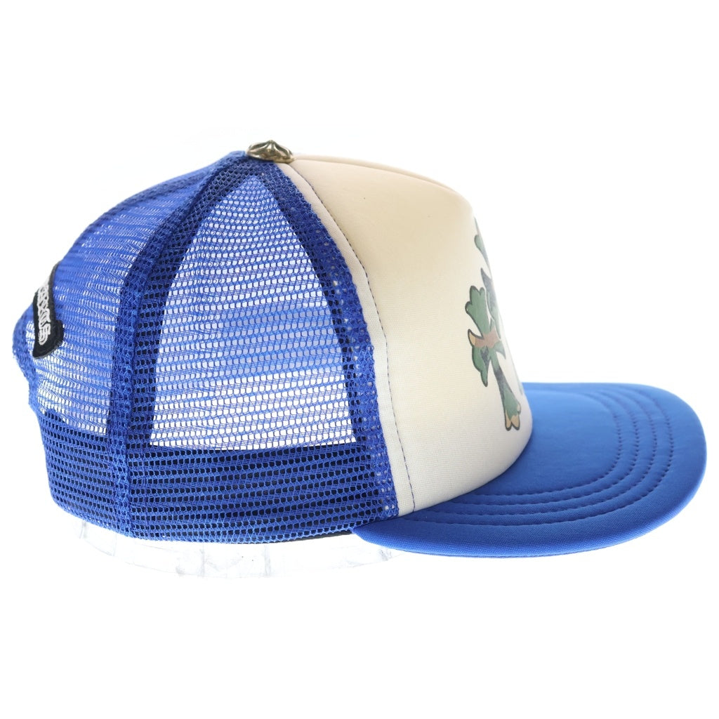 CHROME HEARTS(クロムハーツ) TRUCKER CAP トラッカーキャップ カモフラ3セメタリーメッシュキャップ 帽子 ブルー/ホワイト