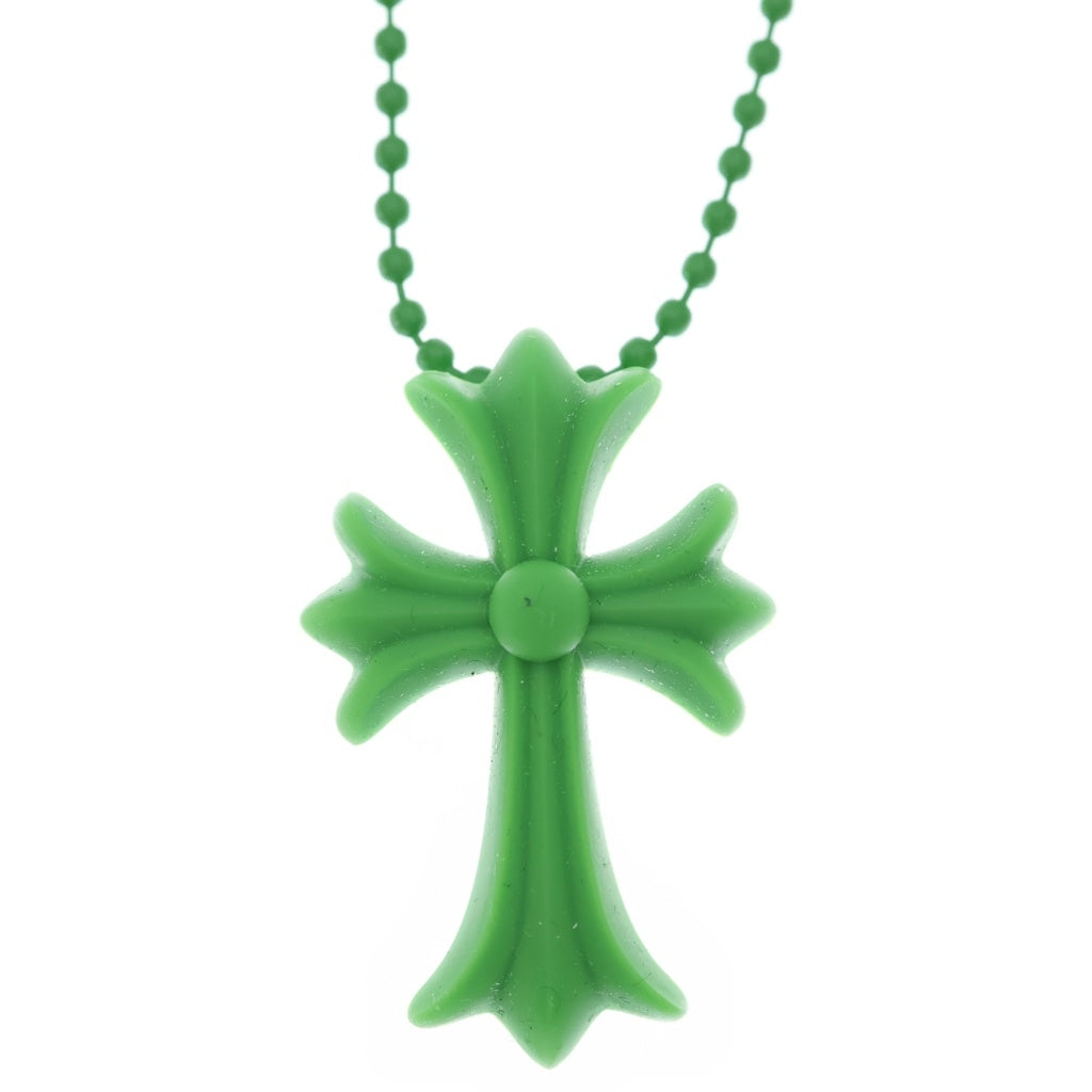 CHROME HEARTS(クロムハーツ) RUBBER CH CRS SML スモールCHクロス ラバーネックレス シリコン BCA306