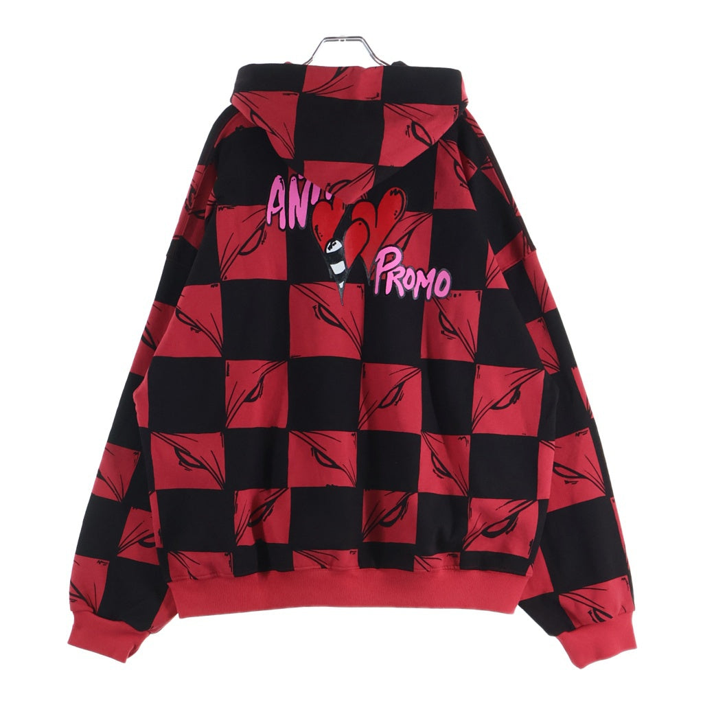 ANTI PROMO(アンチプロモ) 99EYES HOODIE MATTY BOY マッティボーイ ロゴプリントフーディー パーカー