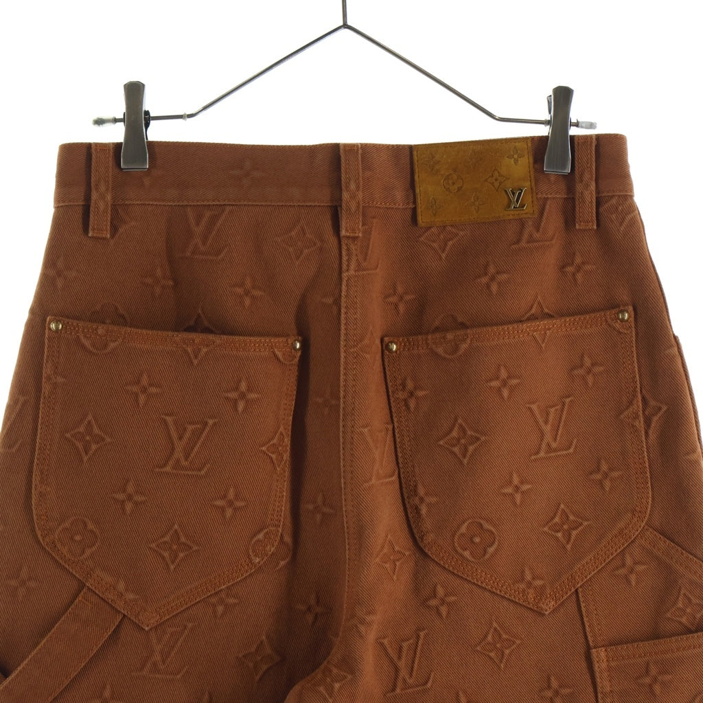 LOUIS VUITTON(ルイヴィトン) 21AW モノグラム ワークウェア ダブルニー カーペンター パンツ ブラウン RM212 G98 HLD60W