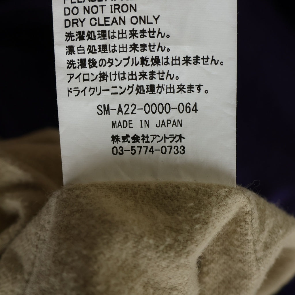 SAINT MICHAEL(セントマイケル) 22AW ×SHERMER ACADEMY シャーマーアカデミー ヴィンテージ加工スカジャン ブルゾン SM-A22-0000-064 パープル