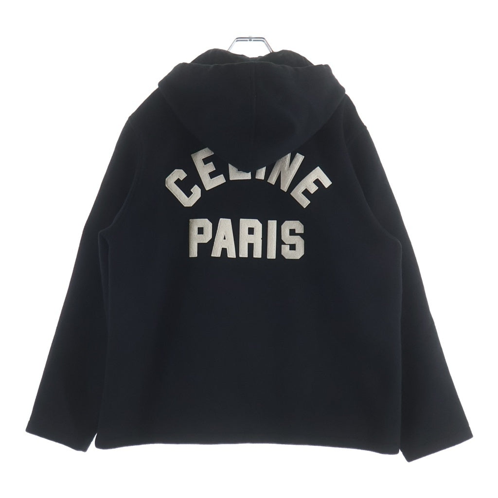 CELINE(セリーヌ) 22AW ロゴワッペンフードジャケット ブルゾン 2V04L553R ブラック