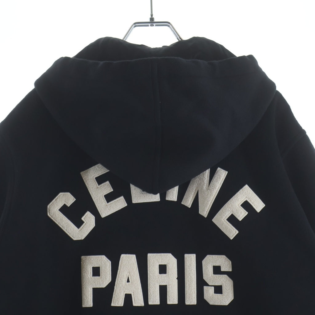 CELINE(セリーヌ) 22AW ロゴワッペンフードジャケット ブルゾン 2V04L553R ブラック