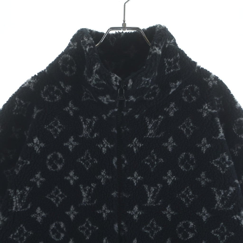 LOUIS VUITTON(ルイヴィトン) モノグラムフリースジップアップジャケット RM201M TCM HIY04W ブラック