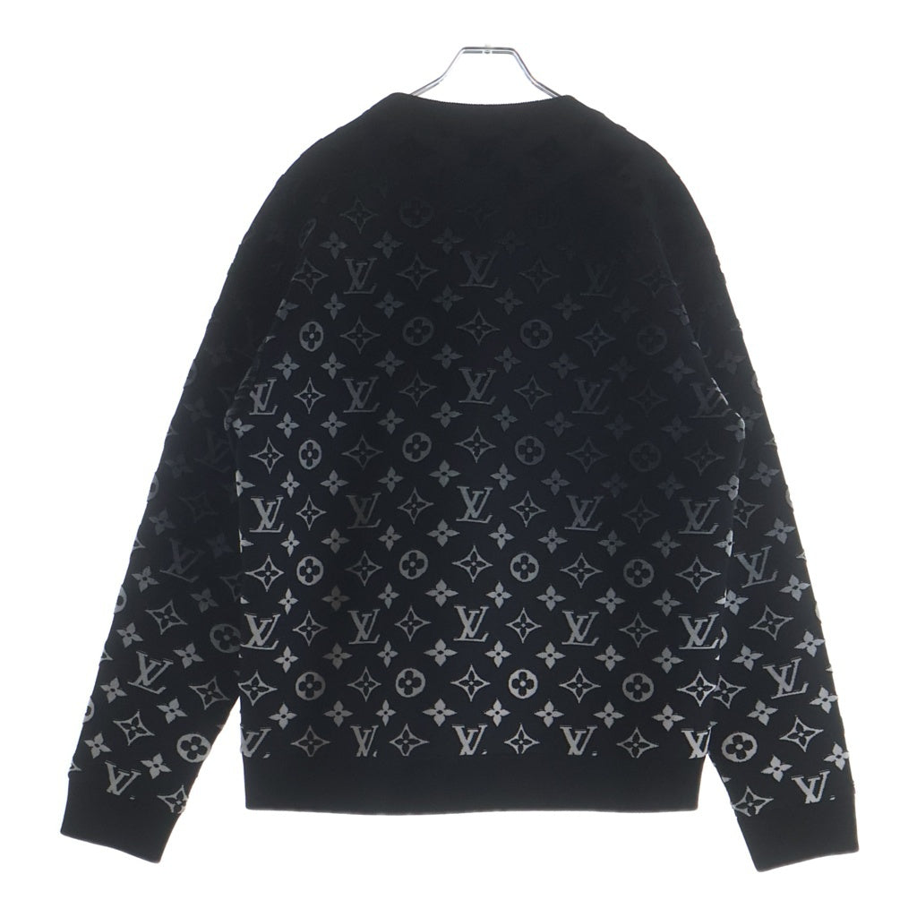 LOUIS VUITTON(ルイヴィトン) 23SS グラデーション モノグラム クルーネックスウェット RM231Q I06 HOY41W ブラック