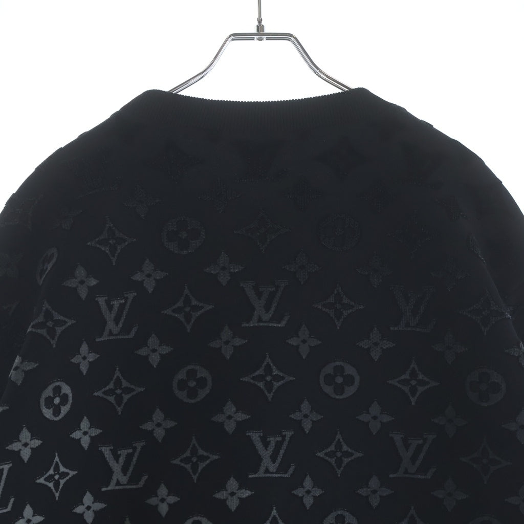 LOUIS VUITTON(ルイヴィトン) 23SS グラデーション モノグラム クルーネックスウェット RM231Q I06 HOY41W ブラック