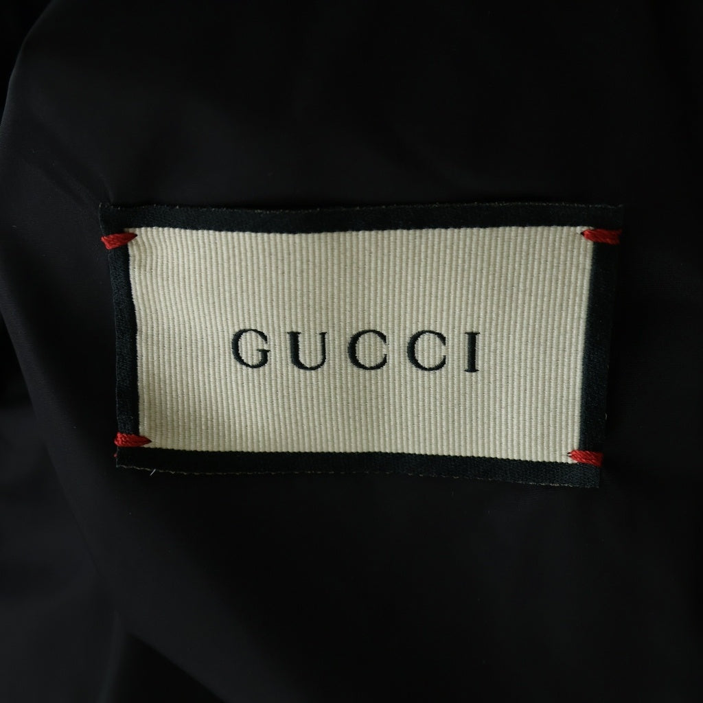 GUCCI(グッチ) 19SS アームデタッチャブルGG総柄ナイロンジャケット 568551 Z4039 ブルー/ブラック