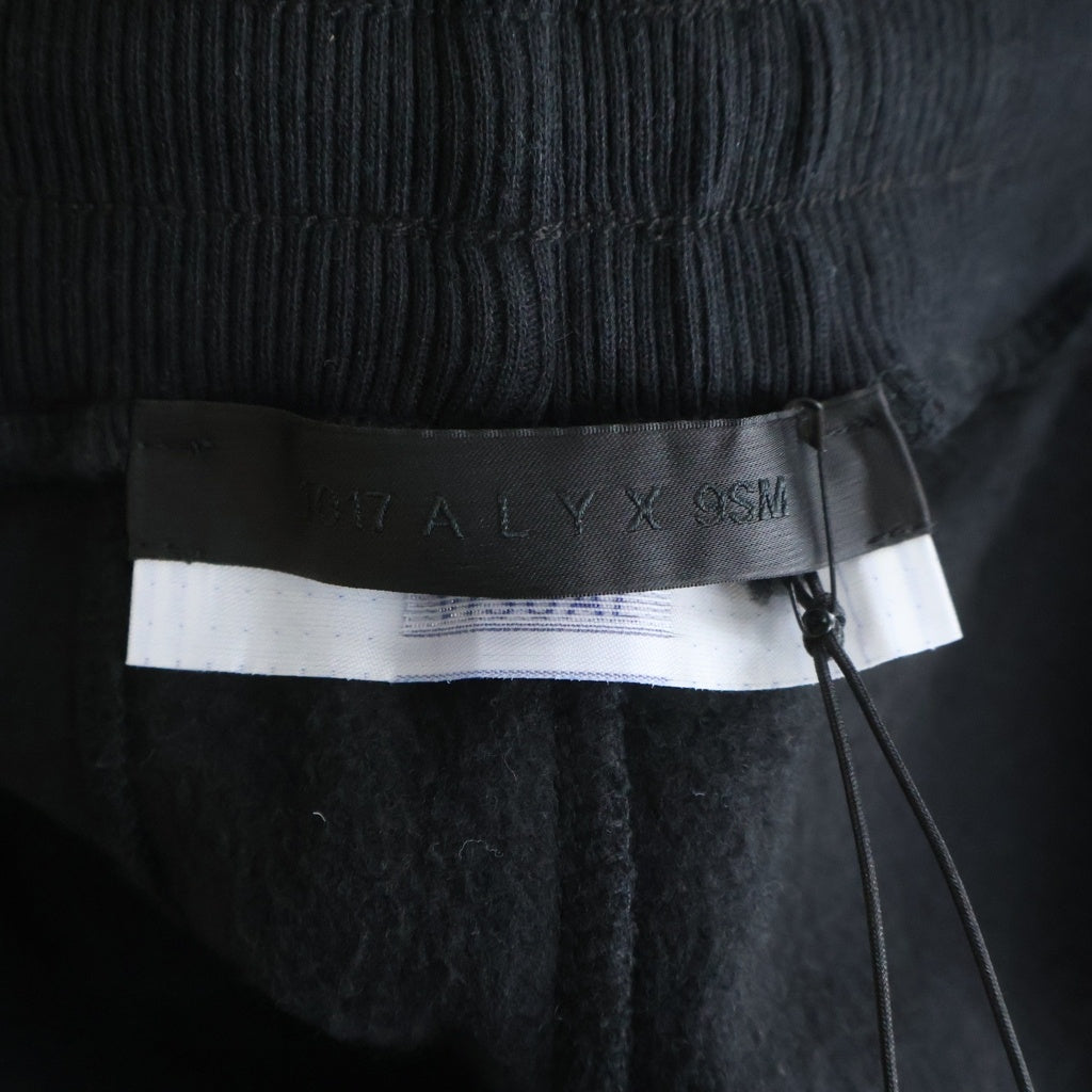 1017 ALYX 9SM(アリクス) Visual Sweat Pant AVUPA0044FA01 ヴィジュアルスウェットパンツ ブラック