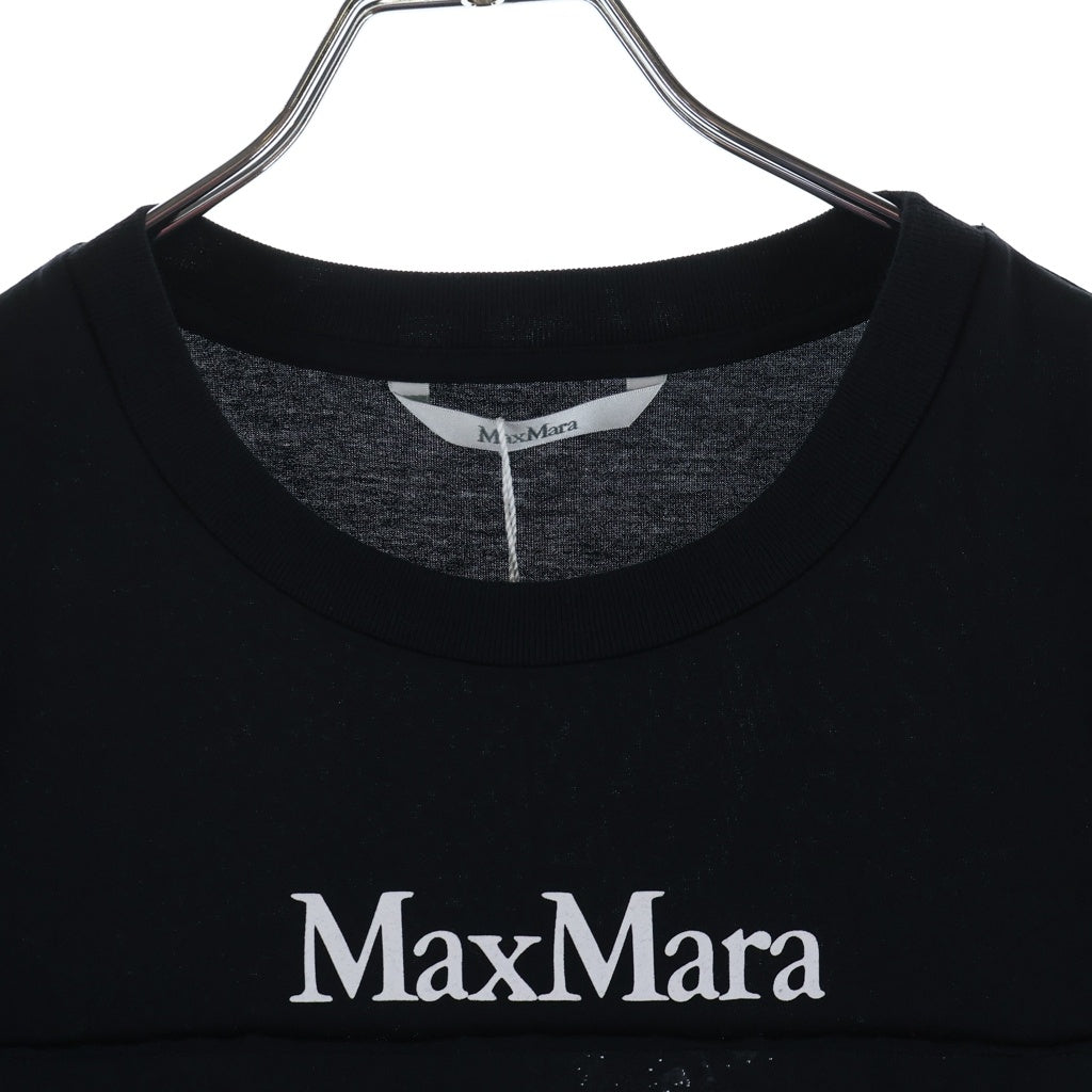 Max Mara(マックスマーラ) Colibri S/S Tee 2511941062 コリブリ プリント半袖Tシャツ ブラック レディース