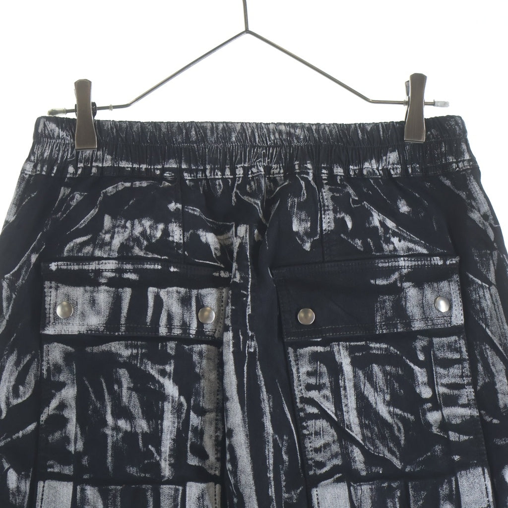 DRKSHDW(ダークシャドウ) 21AW PAINTED BAUHAUS PODS SHORTS DU02A3384-SWF ペインテッド バウハウス ポッヅショーツ ハーフパンツ ブラック/ホワイト