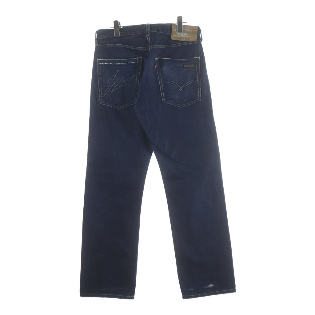 Levi's(リーバイス) ×fragment design Fenom 207 DISCO フラグメント ディスコ ビジュー ラインストーン デニムパンツ インディゴ