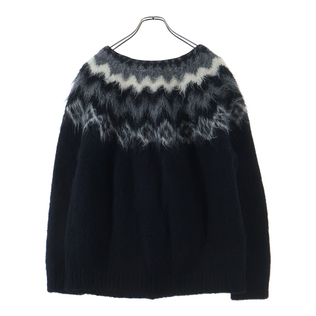 CELINE(セリーヌ) 19AW アルパカウールカーディガン 2A122383D ブラック