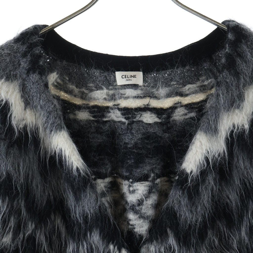 CELINE(セリーヌ) 19AW アルパカウールカーディガン 2A122383D ブラック