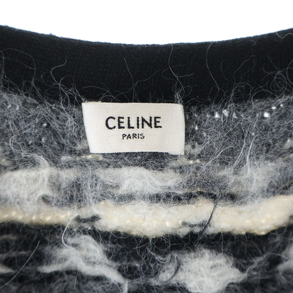 CELINE(セリーヌ) 19AW アルパカウールカーディガン 2A122383D ブラック