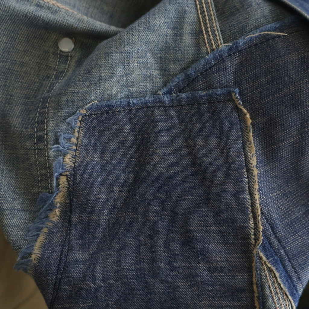SAINT MICHAEL(セントマイケル) 23AW DENIM PAINTER PANTS ペインター ダメージ加工 デニムパンツ SM-A23-0000-038 インディゴ