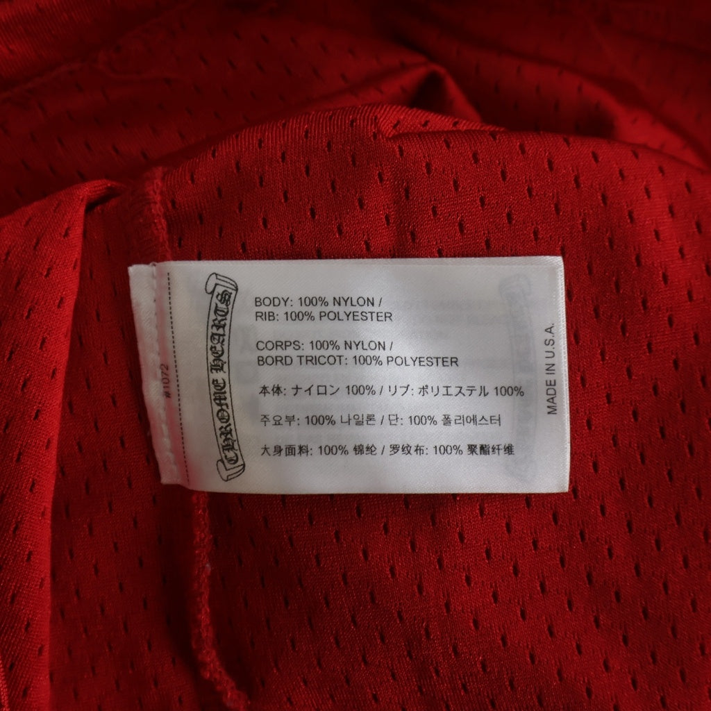 CHROME HEARTS(クロムハーツ) MESH WARM UP JERSEY CHプリントメッシュ長袖カットソー レッド
