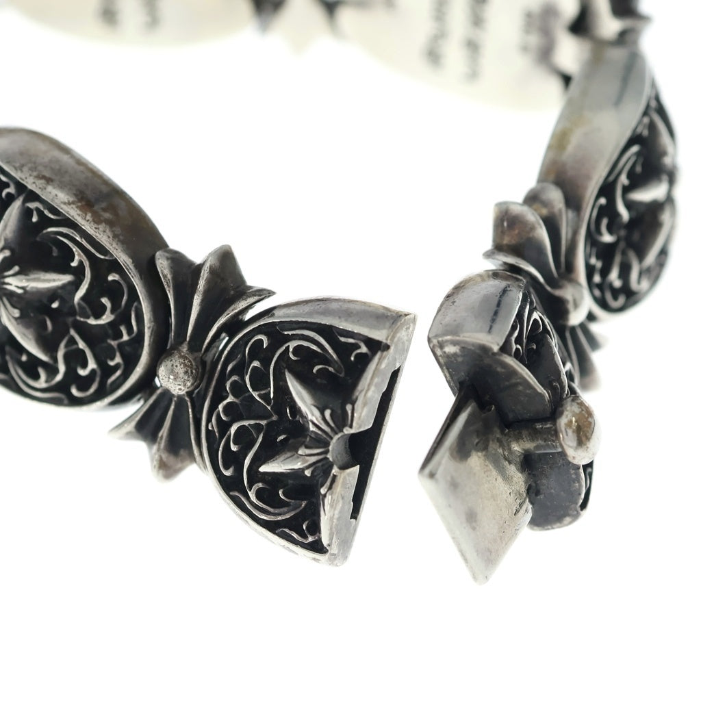 CHROME HEARTS(クロムハーツ) TINY OVAL STAR LINK タイニーオーバルスター シルバーブレスレット