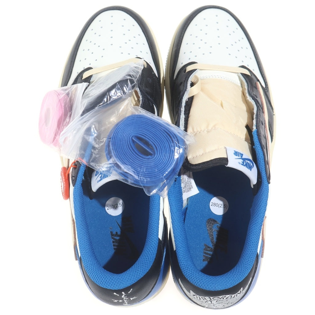NIKE(ナイキ) ×TRAVIS SCOTT FRAGMENT DESIGN AIR JORDAN 1 LOW OG SP DM7866-140 トラヴィススコット フラグメント エアジョーダン1 ローカットスニーカー US10/28cm