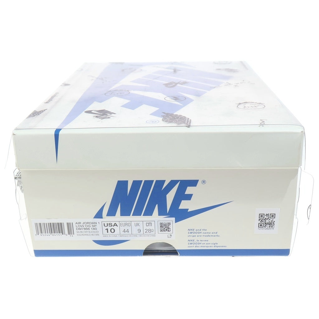NIKE(ナイキ) ×TRAVIS SCOTT FRAGMENT DESIGN AIR JORDAN 1 LOW OG SP DM7866-140 トラヴィススコット フラグメント エアジョーダン1 ローカットスニーカー US10/28cm