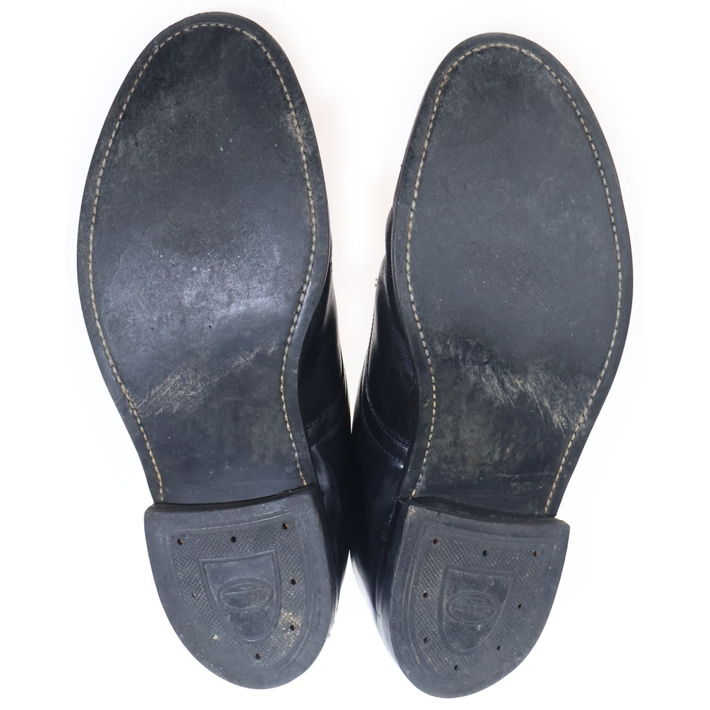 NO BRAND(ノーブランド) 90S VINTAGE U.S NAVY SERVICE SHOES ヴィンテージ ユーエス ネイビー レザー サービスシューズ ブラック