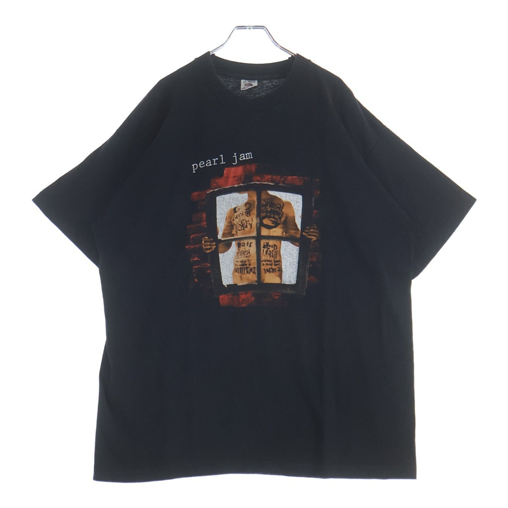 VINTAGE(ヴィンテージ) 90s PEARL JAM WINDOW PAIN プリントTシャツ 半袖カットソー ブラック