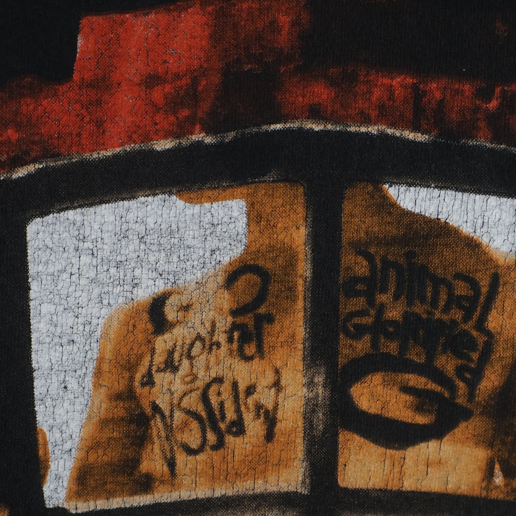 VINTAGE(ヴィンテージ) 90s PEARL JAM WINDOW PAIN プリントTシャツ 半袖カットソー ブラック